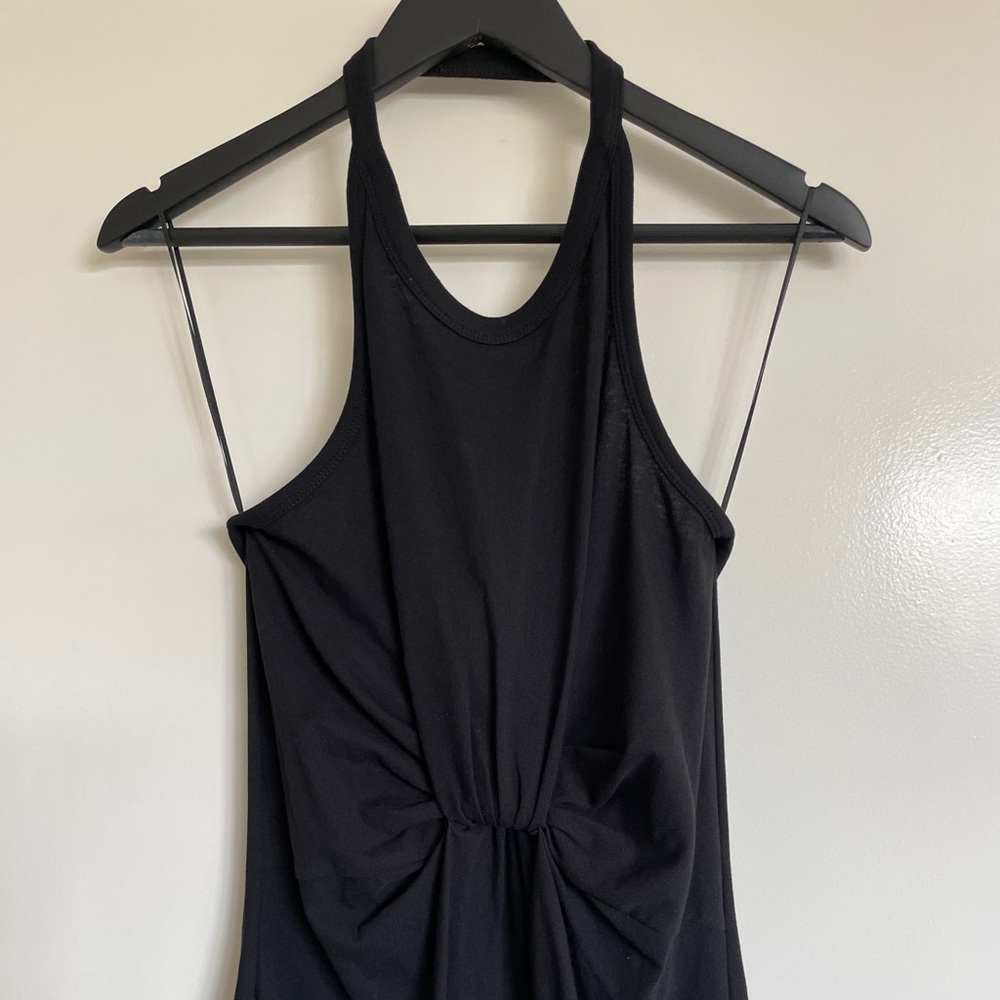 T by Alexander Wang Black Twist Halter Mini Dress NWT Size M
